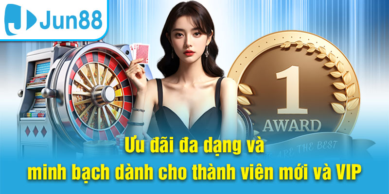 Ưu đãi đa dạng và minh bạch dành cho thành viên mới và VIP